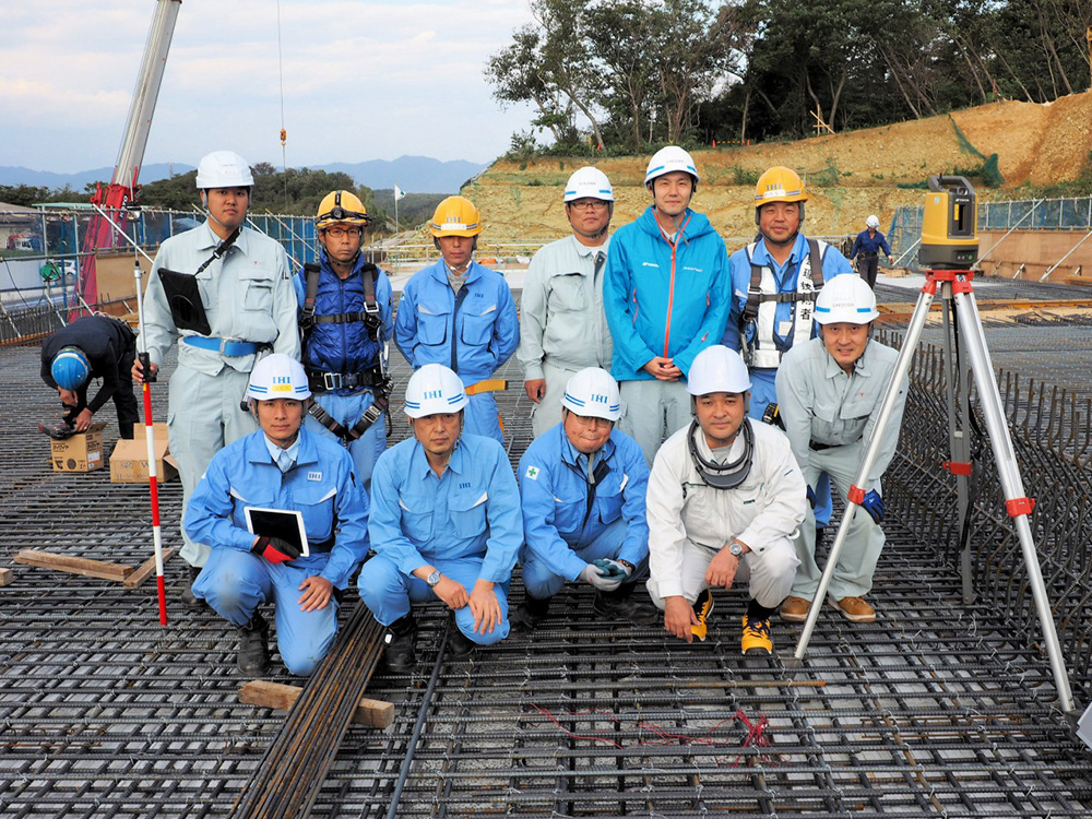 Engineers of the member companies engaged in the project